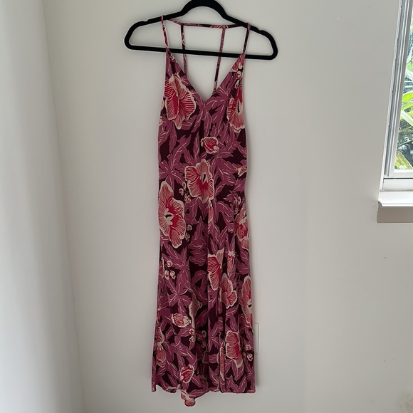 Equipment LIMITED EDITION Hawaiian violet floral multi Alianna Dress size s - Picture 5 of 6